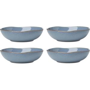 imageOneida 899209 Organic Shades Blue Pasta Bowls Set Of 4 Service For 4Blue