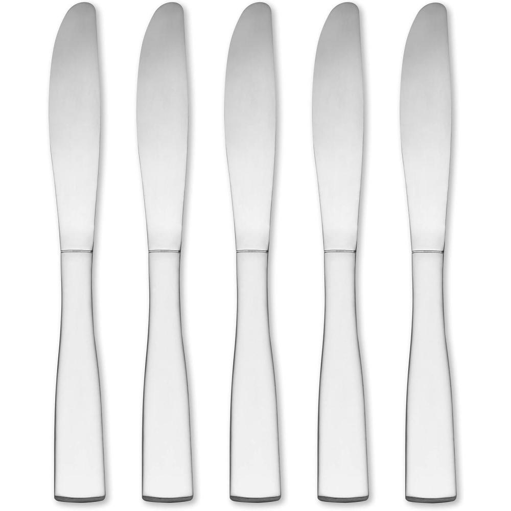 imageHampton Forge Bristol Satin 4Pk Dinner SpoonsColor Card 035 LB MetallicDinner Knives  Set of 5