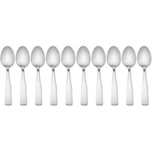 imageHampton Forge Bristol Satin 4Pk Dinner SpoonsColor Card 035 LB MetallicDinner Spoons  Set of 10