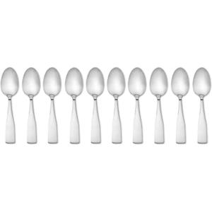 imageHampton Forge Bristol Satin 4Pk Dinner SpoonsColor Card 035 LB MetallicTeaspoons  Set of 10