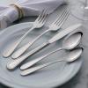 image:imageOneida 899220 Flight Gold Satin 20Piece Flatware Set Service For 4Teaspoons  Set of 6