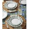 image:imageOneida Dinnerware Set Solear Green 12Piece Set Service For 4 Stoneware Material Dishwasher Safe amp Microwave Safe Home Kitchen And Dining Dinner Plates And Bowls Sets Green 12 Pieces