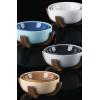 image:imageOneida Serveware 24 Seven 3Piece Nesting Bowl Set With Wood Stand Porcelain Material Wooden Stand Home And Kitchen Dishwasher And Microwave Safe Serving Bowls Salad Bowl White 4 Pieces