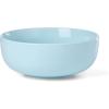 image:imageOneida Serveware 24 Seven Colors 3Piece Nesting Bowl Set With Wood Stand Porcelain Material Wooden Stand Dishwasher And Microwave Safe Serving Bowls Salad Bowl Pasta Bowls Turquoise 4 Pieces