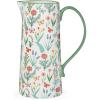 image:imageOneida Home And Kitchen First Blooms Pitcher Stoneware Material Water Jug Dishwasher Safe Water Pitcher Decorative Pitchers Butterfly amp Flowers DesignMultiColored 1 Piece 50 Ounce Capacity