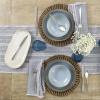 image:imageOneida 897199 Organic Shades 12Piece Dinnerware Set Slate BlueBlue