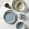 image:imageOneida 897199 Organic Shades 12Piece Dinnerware Set Slate BlueBlue