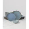 image:imageOneida 897199 Organic Shades 12Piece Dinnerware Set Slate BlueBlue
