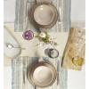 image:imageOneida 897199 Organic Shades 12Piece Dinnerware Set Slate BlueClay Color Tone May Vary