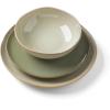 image:imageOneida 897199 Organic Shades 12Piece Dinnerware Set Slate BlueGreen