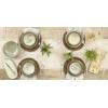 image:imageOneida 897199 Organic Shades 12Piece Dinnerware Set Slate BlueGreen