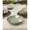 image:imageOneida 897199 Organic Shades 12Piece Dinnerware Set Slate BlueGreen
