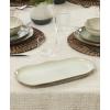 image:imageOneida 897199 Organic Shades 12Piece Dinnerware Set Slate BlueGreen