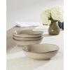 image:imageOneida 897199 Organic Shades 12Piece Dinnerware Set Slate BlueOatmeal