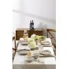 image:imageOneida 897199 Organic Shades 12Piece Dinnerware Set Slate BlueOatmeal