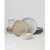 image:imageOneida 897199 Organic Shades 12Piece Dinnerware Set Slate BlueOatmeal