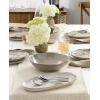 image:imageOneida 897199 Organic Shades 12Piece Dinnerware Set Slate BlueOatmeal
