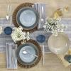 image:imageOneida 897199 Organic Shades 12Piece Dinnerware Set Slate BlueOatmeal