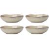 image:imageOneida 897199 Organic Shades 12Piece Dinnerware Set Slate BlueOatmeal