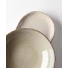 image:imageOneida 897199 Organic Shades 12Piece Dinnerware Set Slate BlueOatmeal