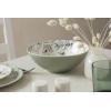 image:imageOneida Dinnerware Set Botanica Serving Bowl Service For 1 Dishwasher and Microwave Safe Porcelain Material Salad Bowl Pasta Bowls Home Kitchen and Dining Green 1 Piece 64 Ounce Capacity