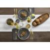 image:imageOneida Dinnerware Set Organic Shades Gray 18Piece Dinnerware Set Service For 6 Stoneware Material Dishwasher And Microwave Safe Bowls Plates And Bowls Dinner Dishes Plates Gray 18 Piece
