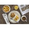 image:imageOneida Dinnerware Set Quirk Pasta Bowls Set of 4 Service For 4 Dishwasher and Microwave Safe Porcelain Material Salad Bowl Pasta Bowl Serving Bowls Home Kitchen and Dining White 4 Pieces