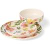image:imageOneida Dinnerware Sets 24 Seven Melamine Floral 12Piece Dinnerware Set Service For 4 Dishes Set for 4 Floral Melamine Dishwasher Safe Plates and Bowls Sets Kitchen and Dining Ivory 12 Piece