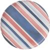 image:imageOneida Dinnerware Sets 24 Seven Melamine Stripe 12Piece Dinnerware Set Set for 4 Service For 4 Melamine Material Dishwasher Safe Plates And Bowls Dinner Dishes Kitchen Stripe 12 Piece