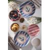image:imageOneida Dinnerware Sets 24 Seven Melamine Wharfside 12Piece Dinnerware Set Service For 4 Melamine Material Dishwasher Safe Plates And Bowls Dinner Dishes Kitchen And DiningAssorted 12 PieceAweigh We Go