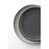 image:imageOneida Dinnerware Sets Organic Shades Gray 12Piece Dinnerware Set Set for 4 Service For 4 Stoneware Material Dishwasher and Microwave Safe Plates And Bowls Dinner Dishes Home Gray 12 Piece