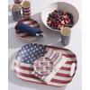 image:imageOneida Dinnerware Sets Vintage Americana Accent Plates Set Of 4 Service For 4 Plates Set Melamine Material Dishwasher amp Microwave Safe Salad amp Pasta Plate Americana Assorted 4 PieceCasual