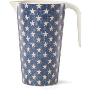 image:imageOneida Kitchen And Dining Vintage Americana Pitcher Melamine Material Water Jug Dishwasher Safe Water Pitcher Decorative Pitchers Home And Kitchen Home Decor Blue 1 Piece 32 Ounce Capacity
