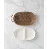 image:imageOneida 899015 Willow amp White Divided Server with Tray