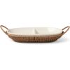 image:imageOneida 899015 Willow amp White Divided Server with Tray