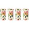 image:imageOneida Drinkware 24 Seven Melamine Floral Tumblers Set of 4 Florals Pattern 16Oz Dishwasher Safe Melamine Plastic Cups Drinking Glasses Bridal Shower Gifts Tumbler Cup Set Floral 4 PieceMulticolor