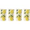 image:imageOneida Drinkware 24 Seven Melamine Lemon Tumblers Set of 4 Lemons Pattern 16Fl Oz Dishwasher Safe Melamine Plastic Cups Drinking Glasses Bridal Shower Gifts Tumbler Cup Set Yellow 4 Piece