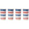 image:imageOneida Drinkware 24 Seven Melamine Stripe Tumblers Set of 4 Striped Pattern 16Oz Dishwasher Safe Melamine Plastic Cups Drinking Glasses Bridal Shower Gifts Tumbler Cup Set Stripe 4 Piece