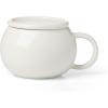 image:imageOneida Coffee Mug Set Quirk Mugs with Coasters Set of 4 Service For 4 Porcelain Material Microwave And Dishwasher Safe Ceramic Mugs Coasters And Coffee Cups White 8 Pieces 18 Ounce Capacity