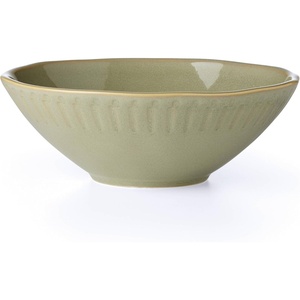 image:imageOneida 896887 Artisanal Stripe Green Serving Bowl