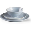 image:imageOneida 896820 Artisanal Stripe Blue 12 Piece Dinnerware Set Service For 4