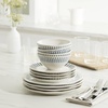 image:imageOneida 896821 Artisanal Stripe 12 Piece Dinnerware Set Service For 4