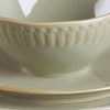image:imageOneida 896892 Artisanal Stripe Green 12 Piece Dinnerware Set Service For 4