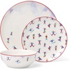 image:imageOneida 899116 Snowbound 12Piece Dinnerware Set Service For 4