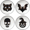 image:imageOneida 898619 Vintro Halloween Tidbit Plates Set Of 4 Service For 4