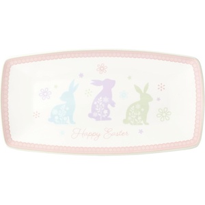 image:imageOneida 898192 Bunny Hop Dinner Plates Set Of 4Hors dOeuvres Tray